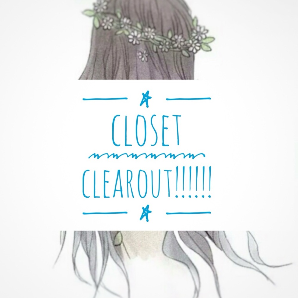 CLOSET CLEAROUT!!!!!